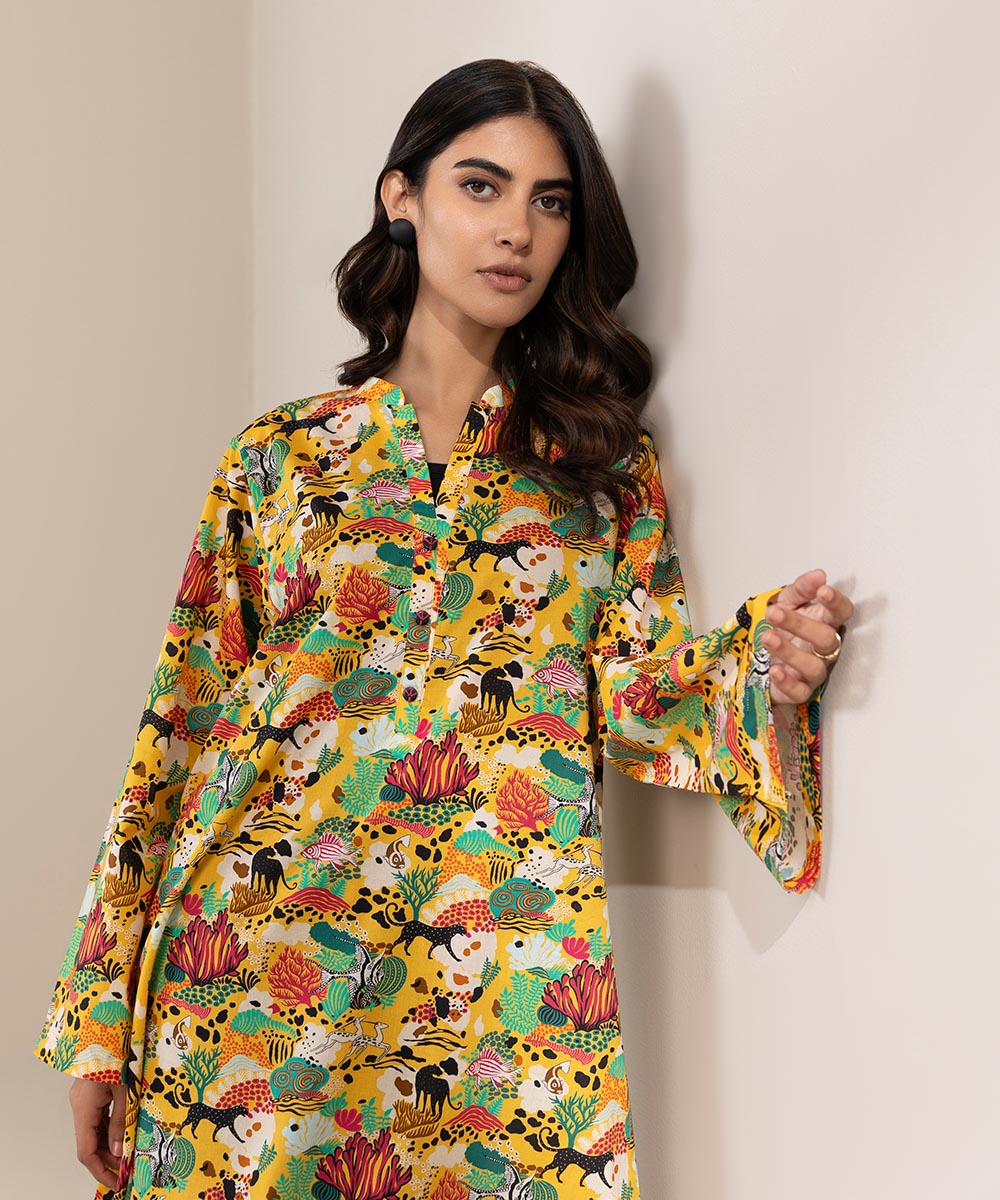 PRINTED CAMBRIC SHIRT