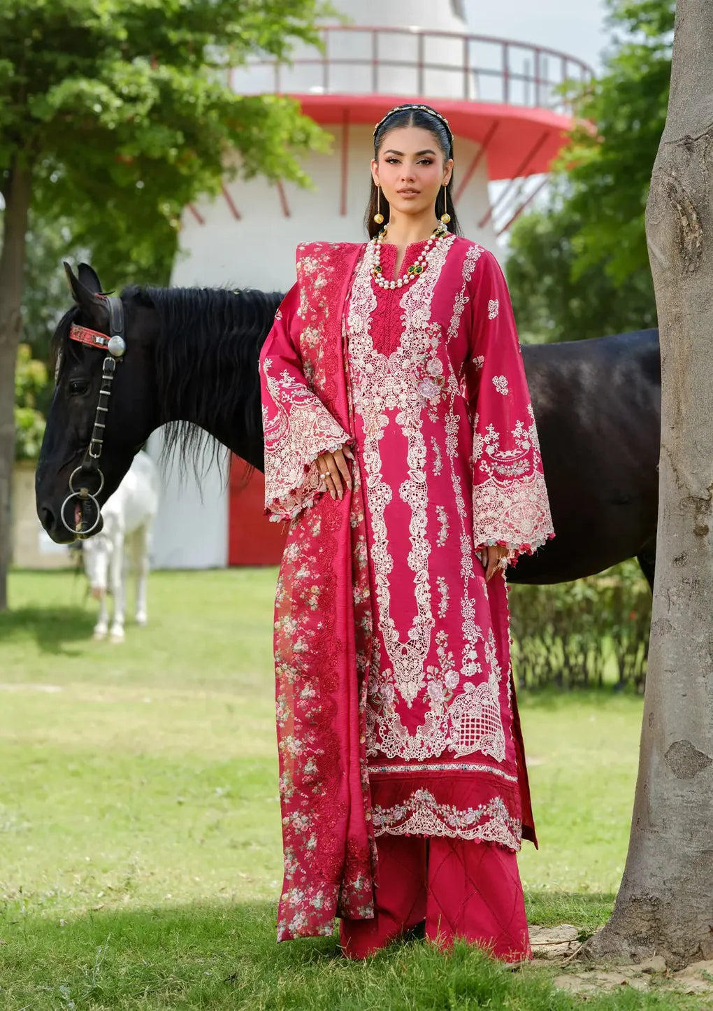 Elaf Unstitched Luxury Embroidered Lawn Collection'25 Vol.2