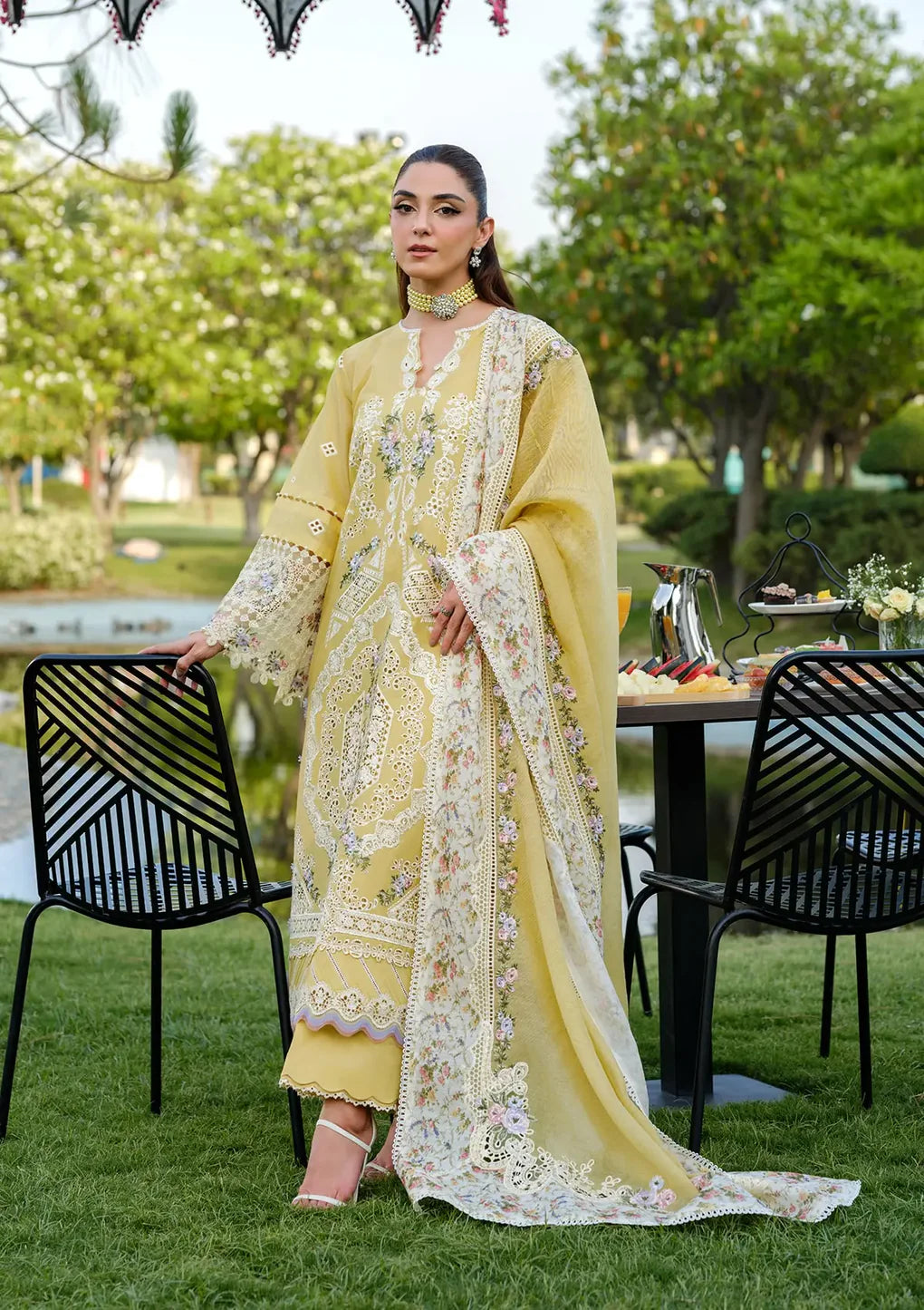 Elaf Unstitched Luxury Embroidered Lawn Collection'25 Vol.2