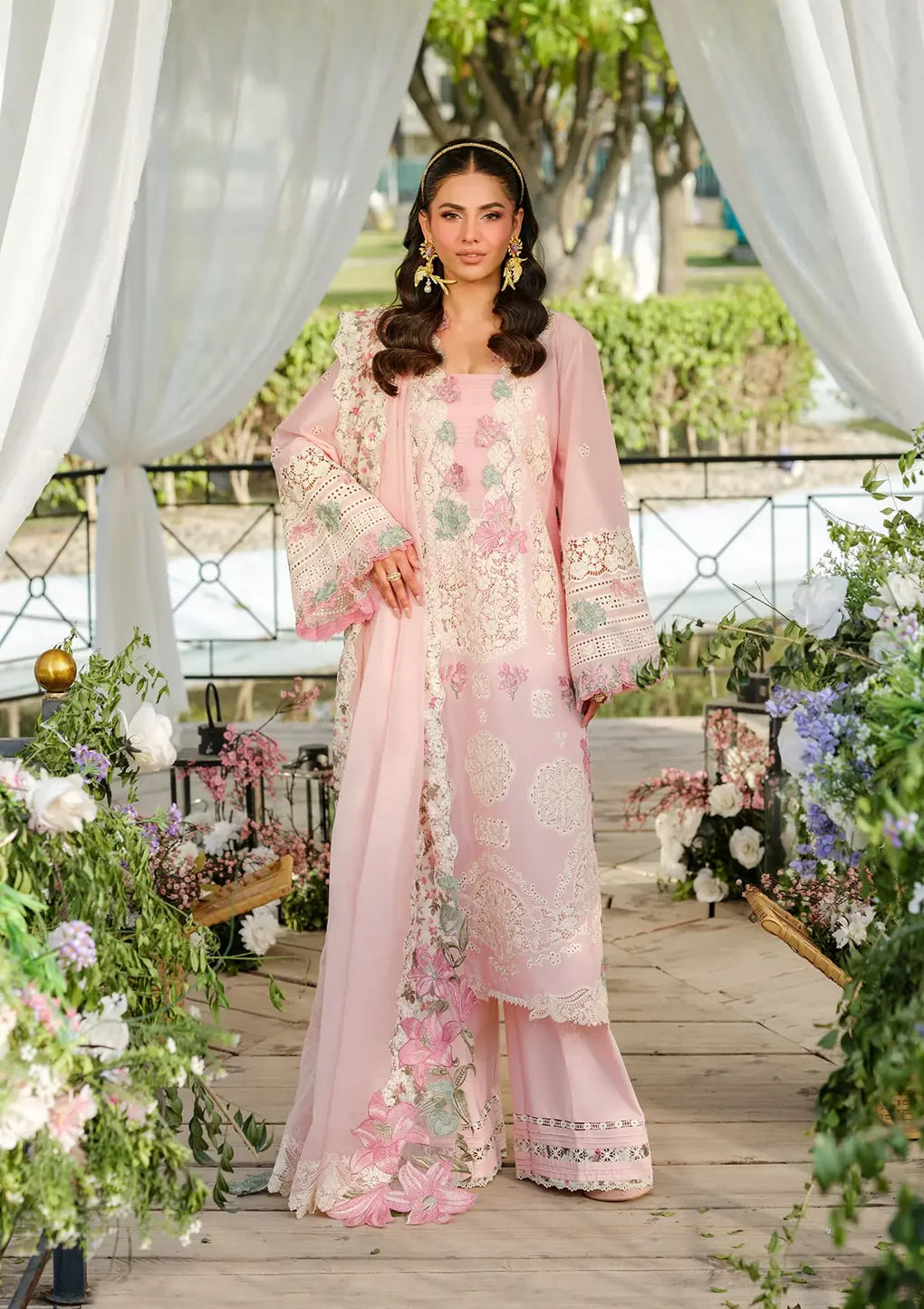 Elaf Unstitched Luxury Embroidered Lawn Collection'25 Vol.2