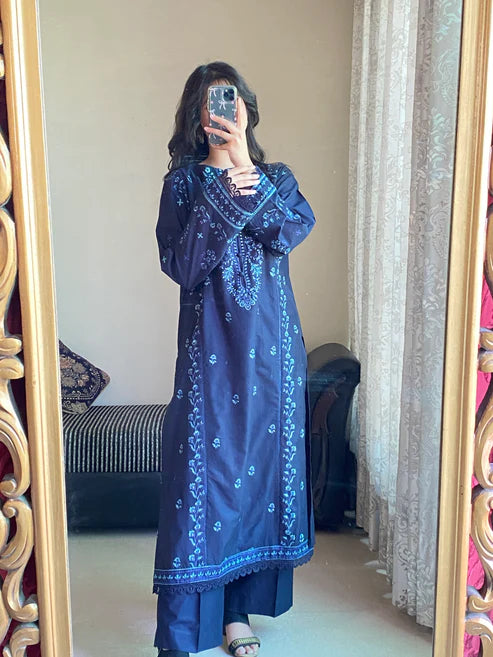 2 PIECE EMBROIDERED SUIT | ZM-15