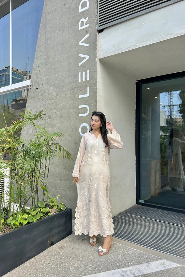 SHELL PINK 2PCS kaftan