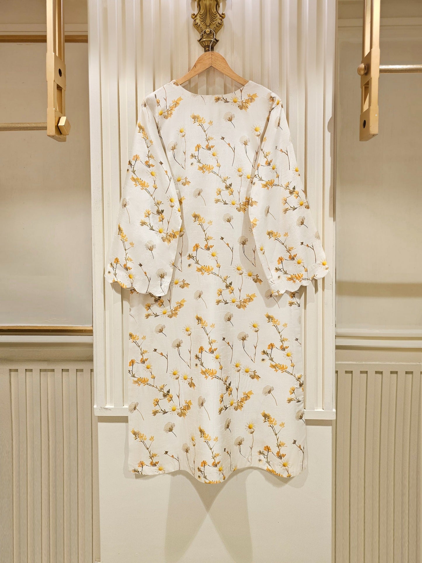 2 Piece- Pure Korean Silk Embroidered Suit S111473