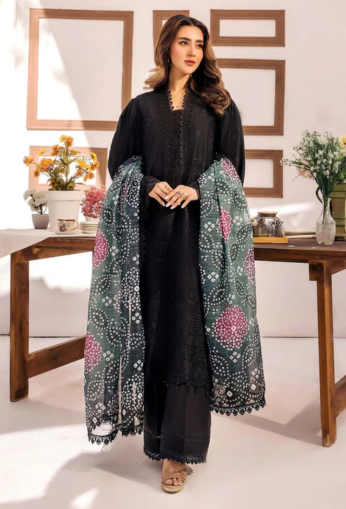 STELLA UNSTITCHED CHIKANKARI LAWN BY ADAN'S LIBAS