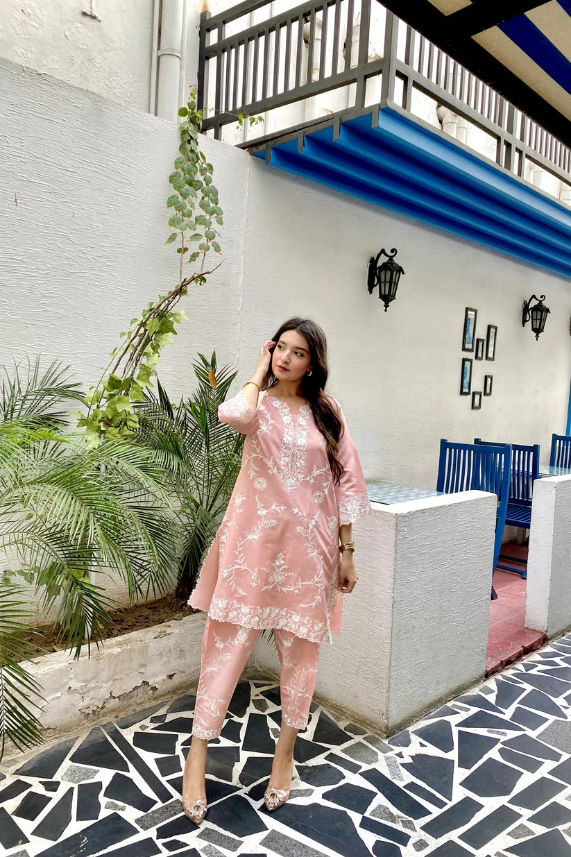 PEARL PEACH CO-ORD SET