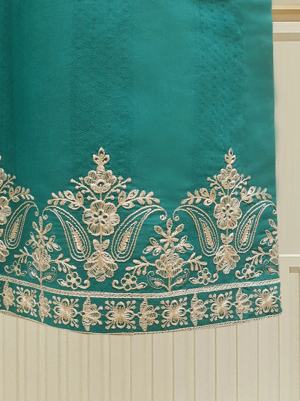 PURE EMBROIDERED JACQUARD LAWN SHIRT S106941