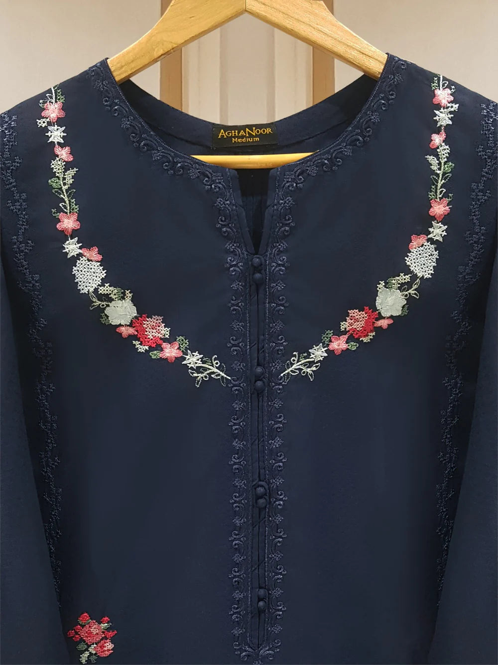 PURE EMBROIDERED JACQUARD LAWN SHIRT S107028