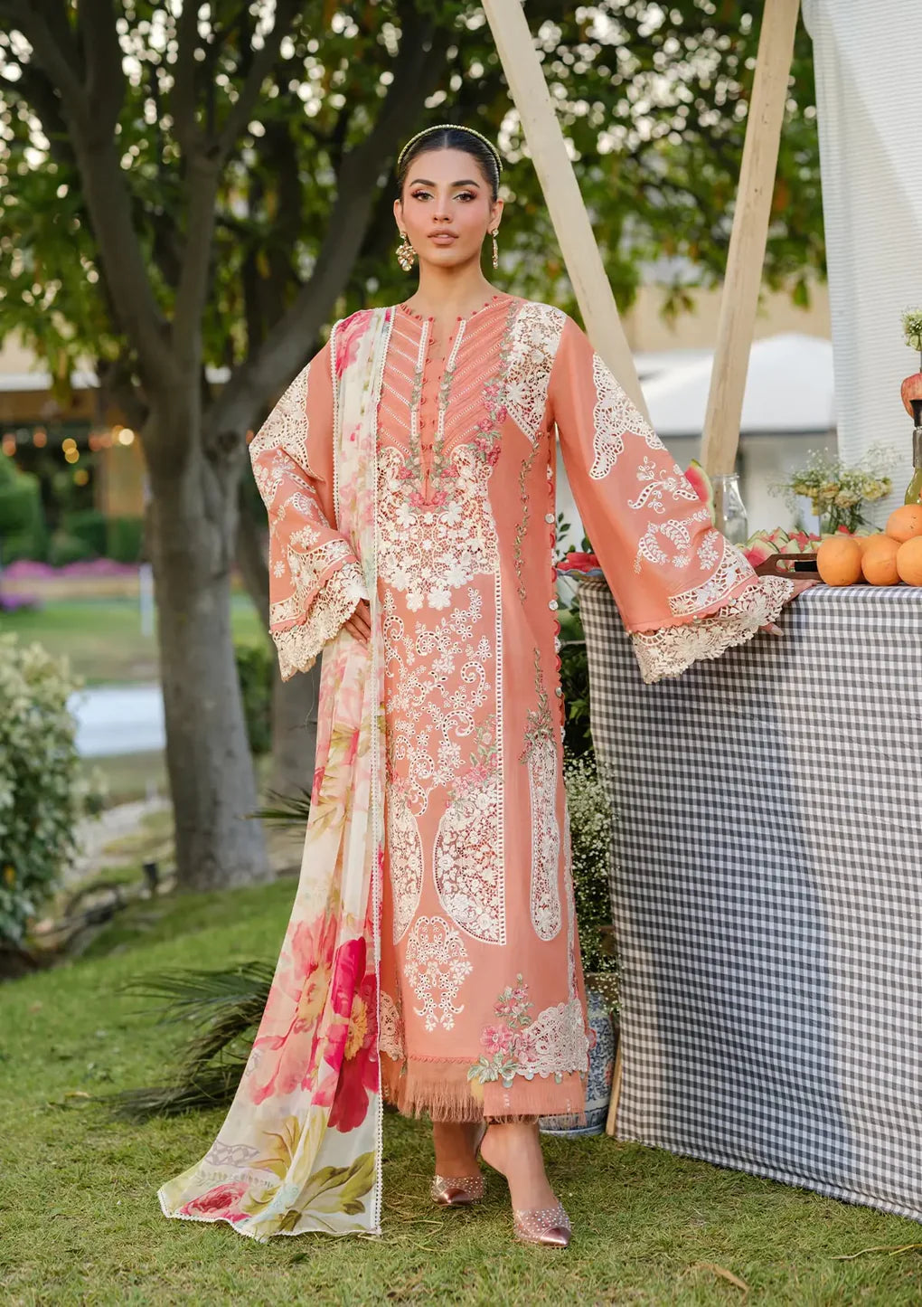 Elaf Unstitched Luxury Embroidered Lawn Collection'25 Vol.2