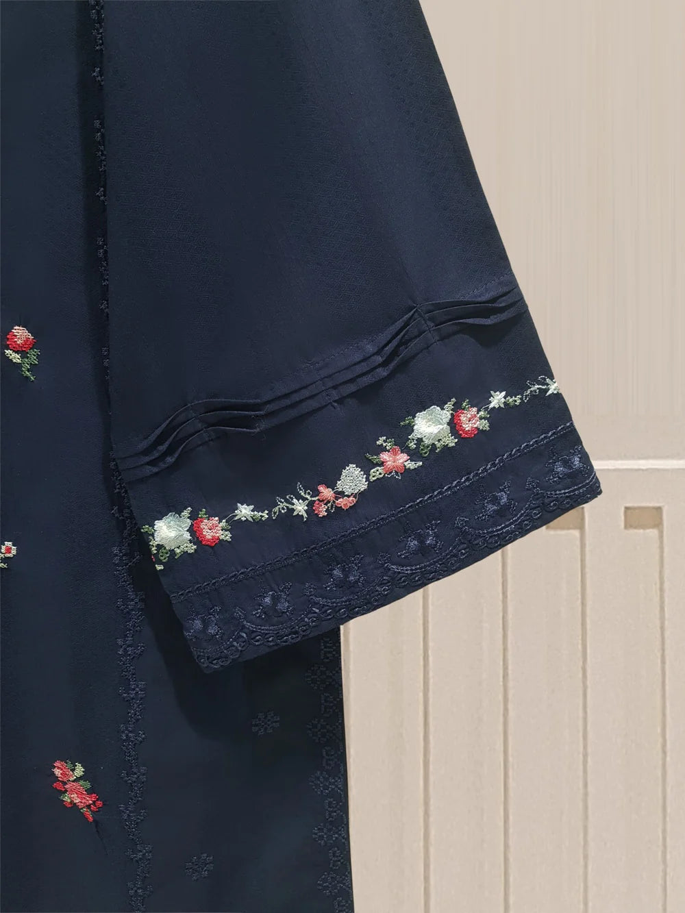PURE EMBROIDERED JACQUARD LAWN SHIRT S107028