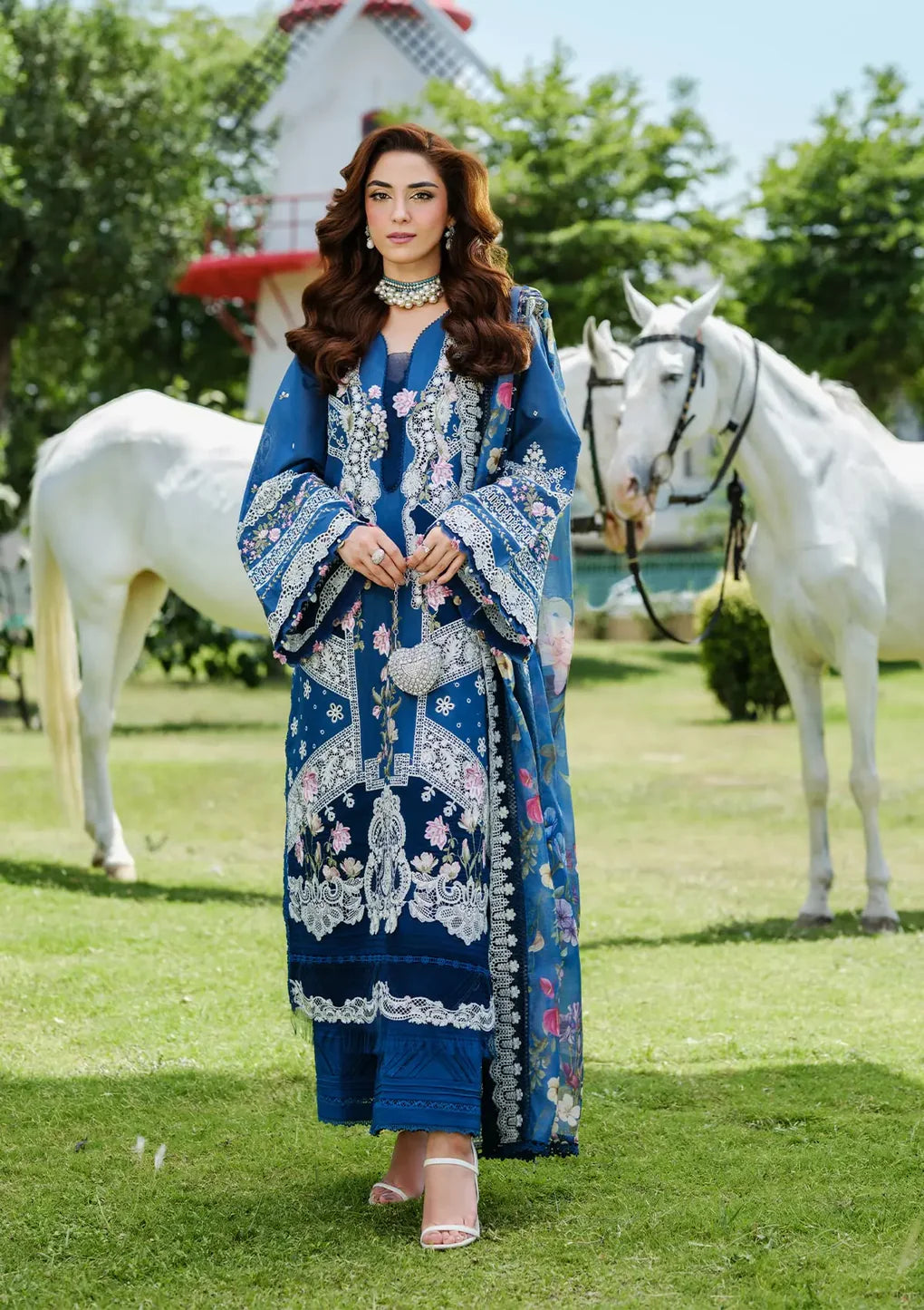 Elaf Unstitched Luxury Embroidered Lawn Collection'25 Vol.2