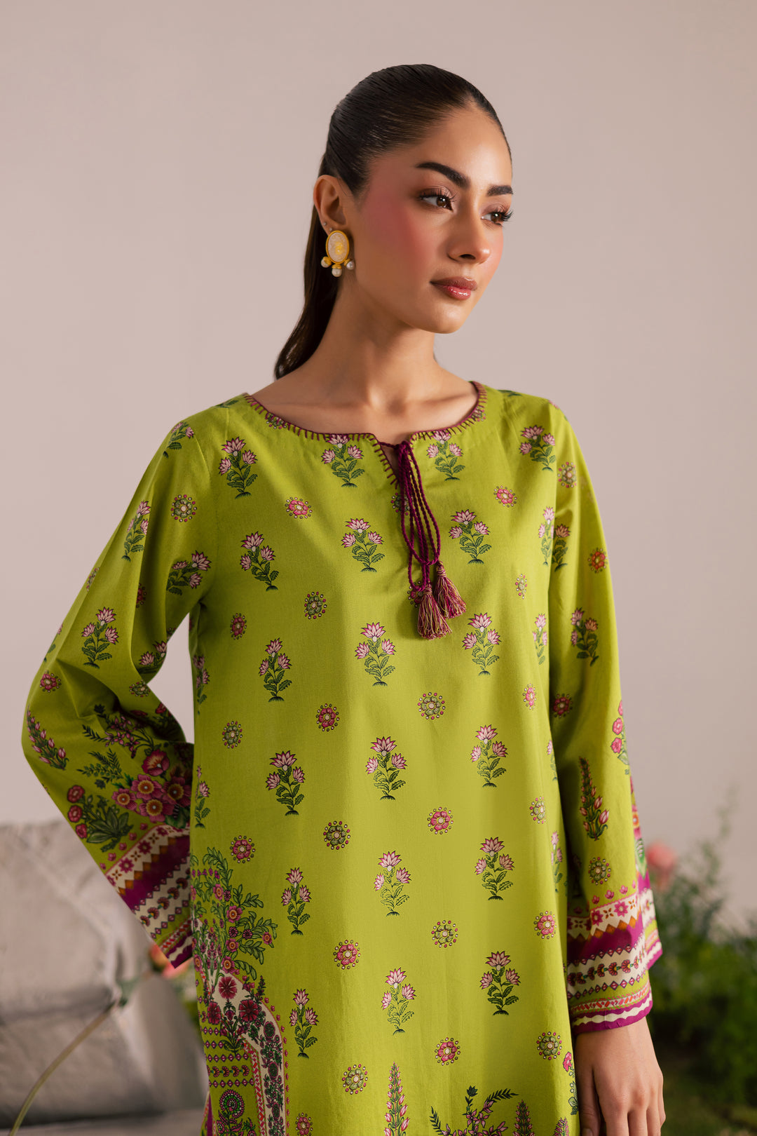 Roomi 2Pc - Printed Lawn Dress