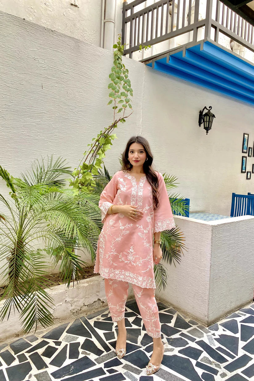 PEARL PEACH CO-ORD SET