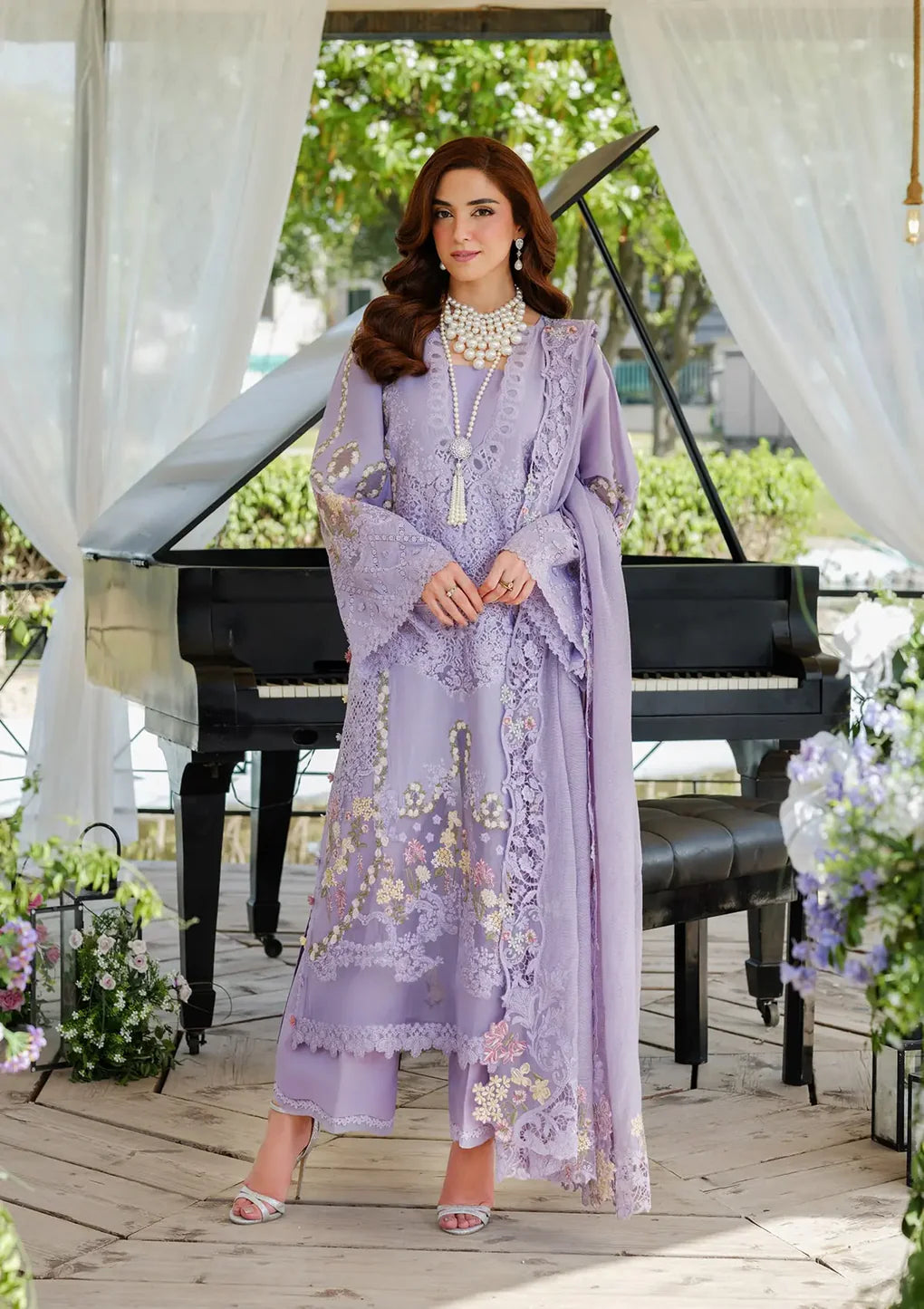 Elaf Unstitched Luxury Embroidered Lawn Collection'25 Vol.2