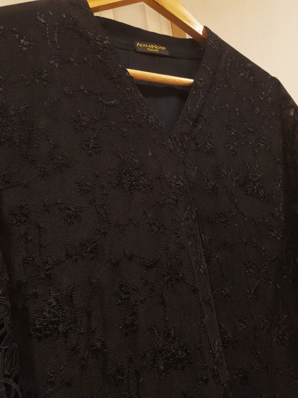 3 PIECE - PURE COTTON NET EMBROIDERED SUIT S108682
