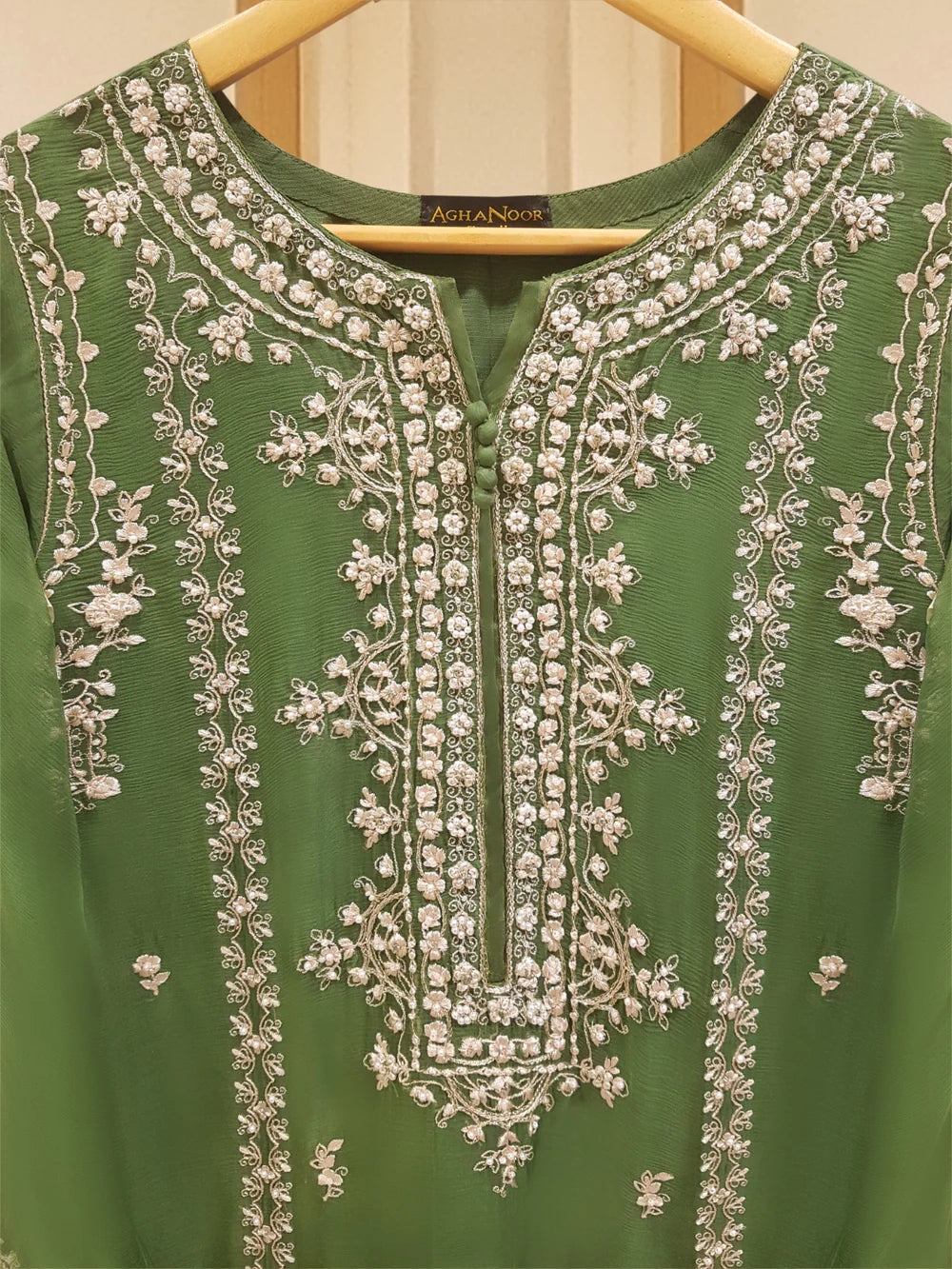 3 PIECE - EMBROIDERED CHIFFON SUIT S108811