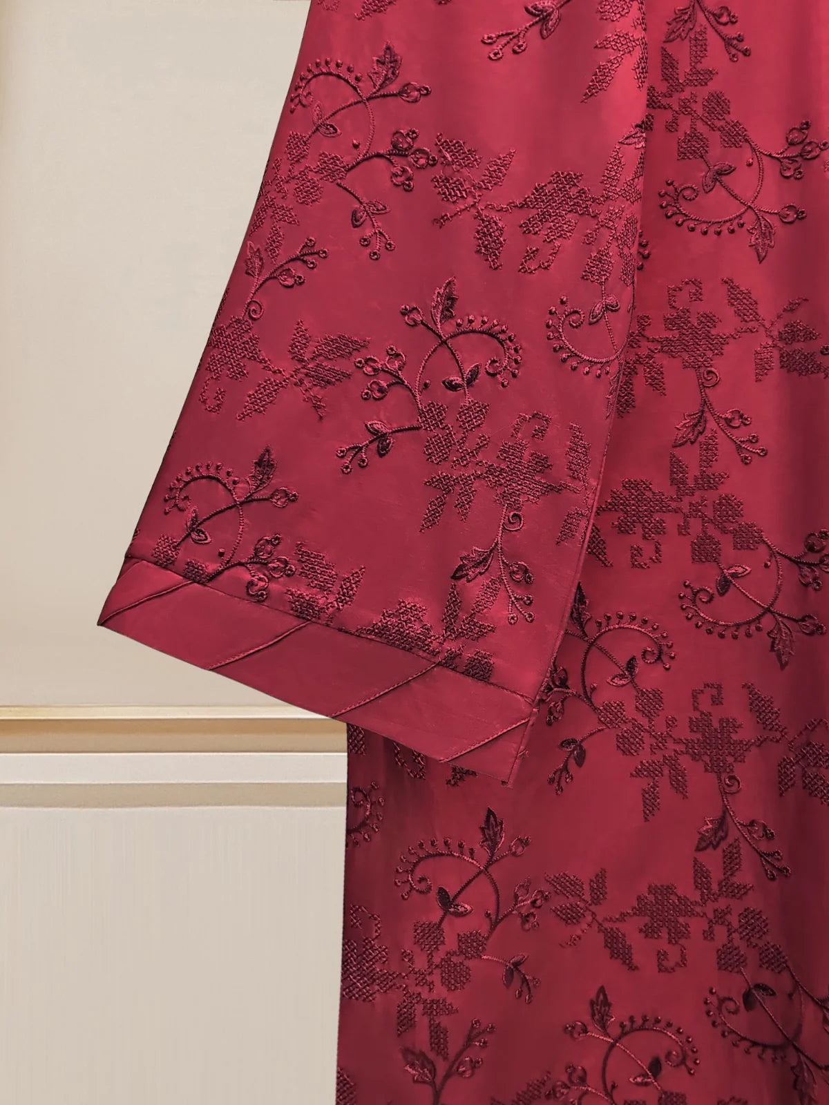 3 Piece - Embroidered Cambric Suit S109782