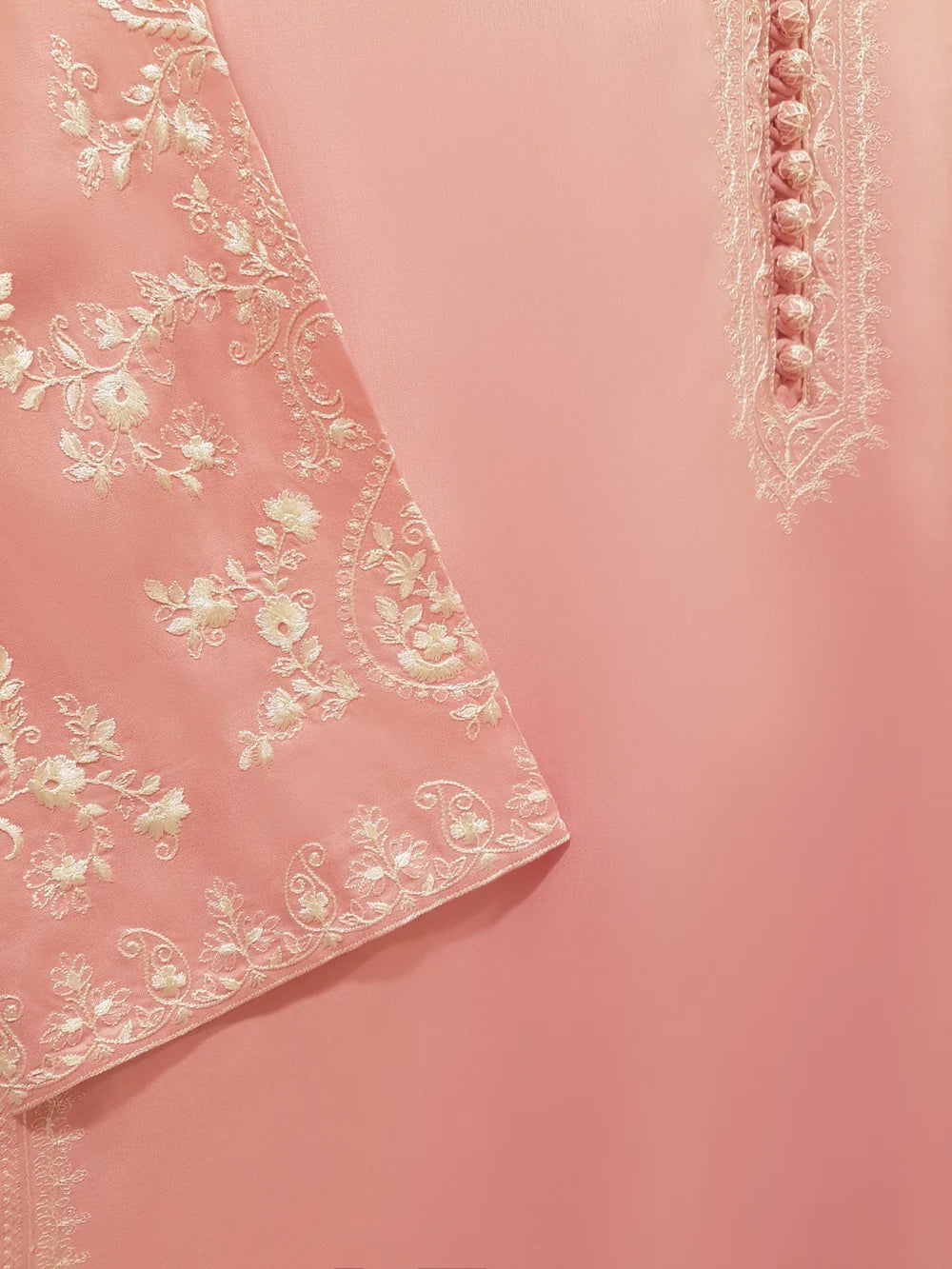 3 PIECE - EMBROIDERED TWILL VISCOSE SUIT S108299
