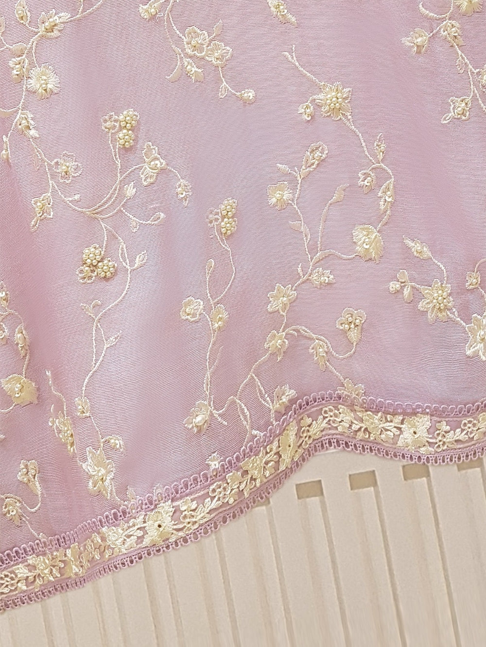 3 PIECE - PURE COTTON NET EMBROIDERED SUIT S108364