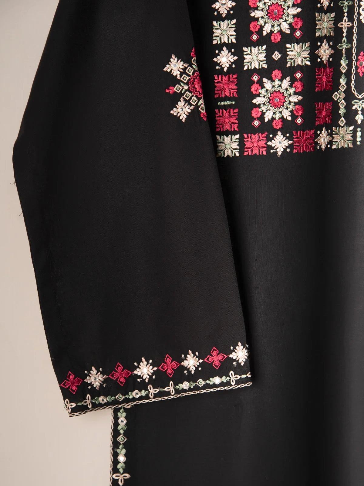2 Piece - Embroidered Cambric Suit S110591