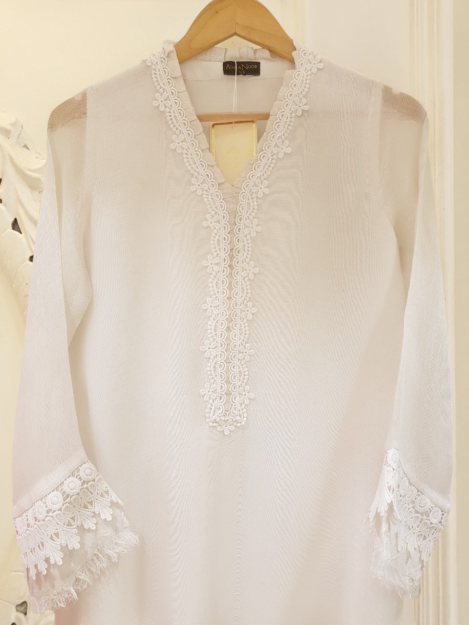 PURE COTTON NET SHIRT S103975