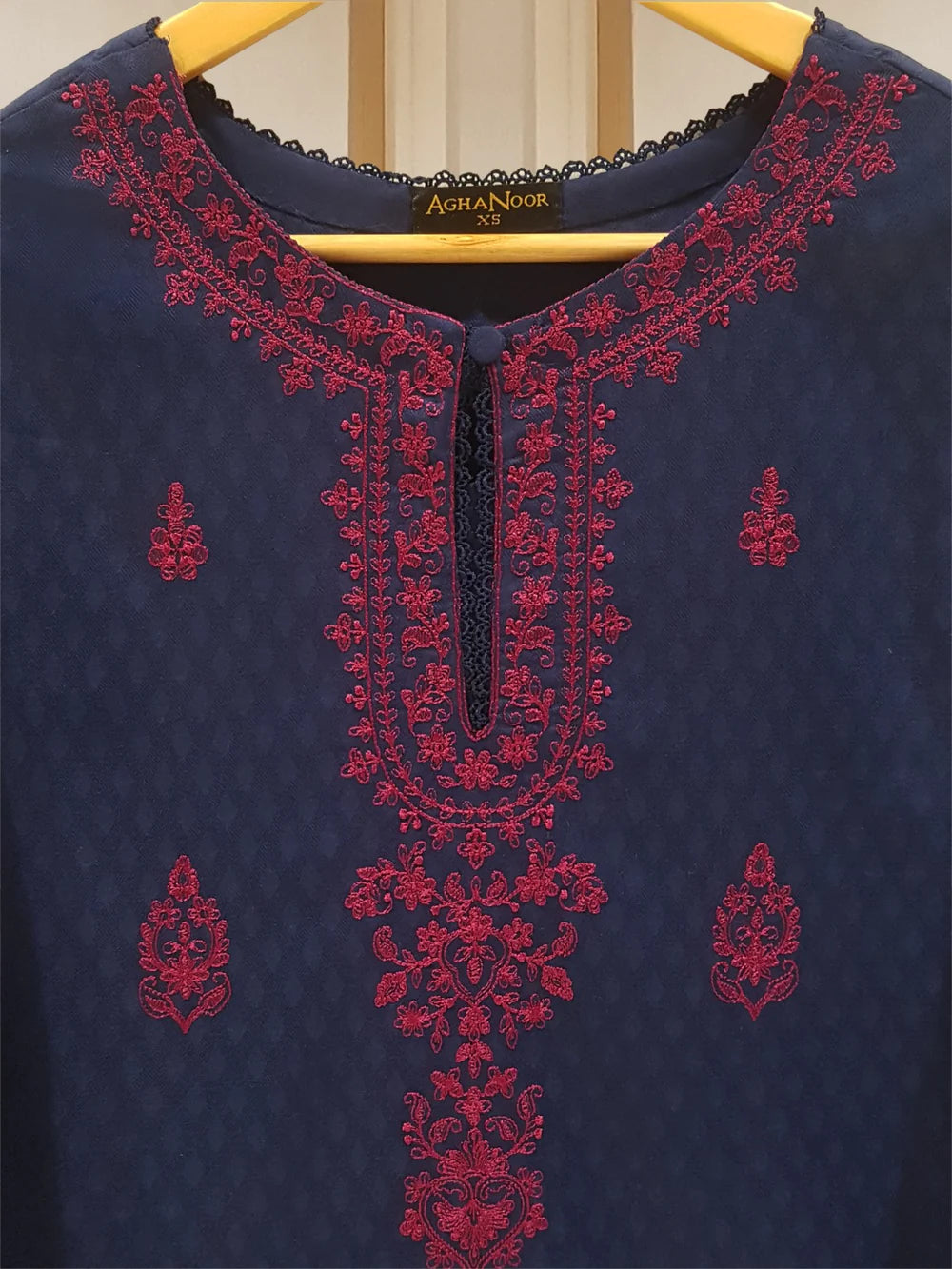 PURE EMBROIDERED JACQUARD LAWN SHIRT AND CHIFFON DUPATTA S107053