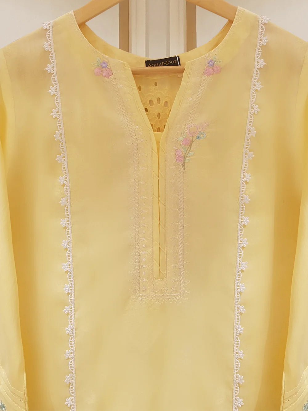 PURE EMBROIDERED JACQUARD LAWN SHIRT S107269