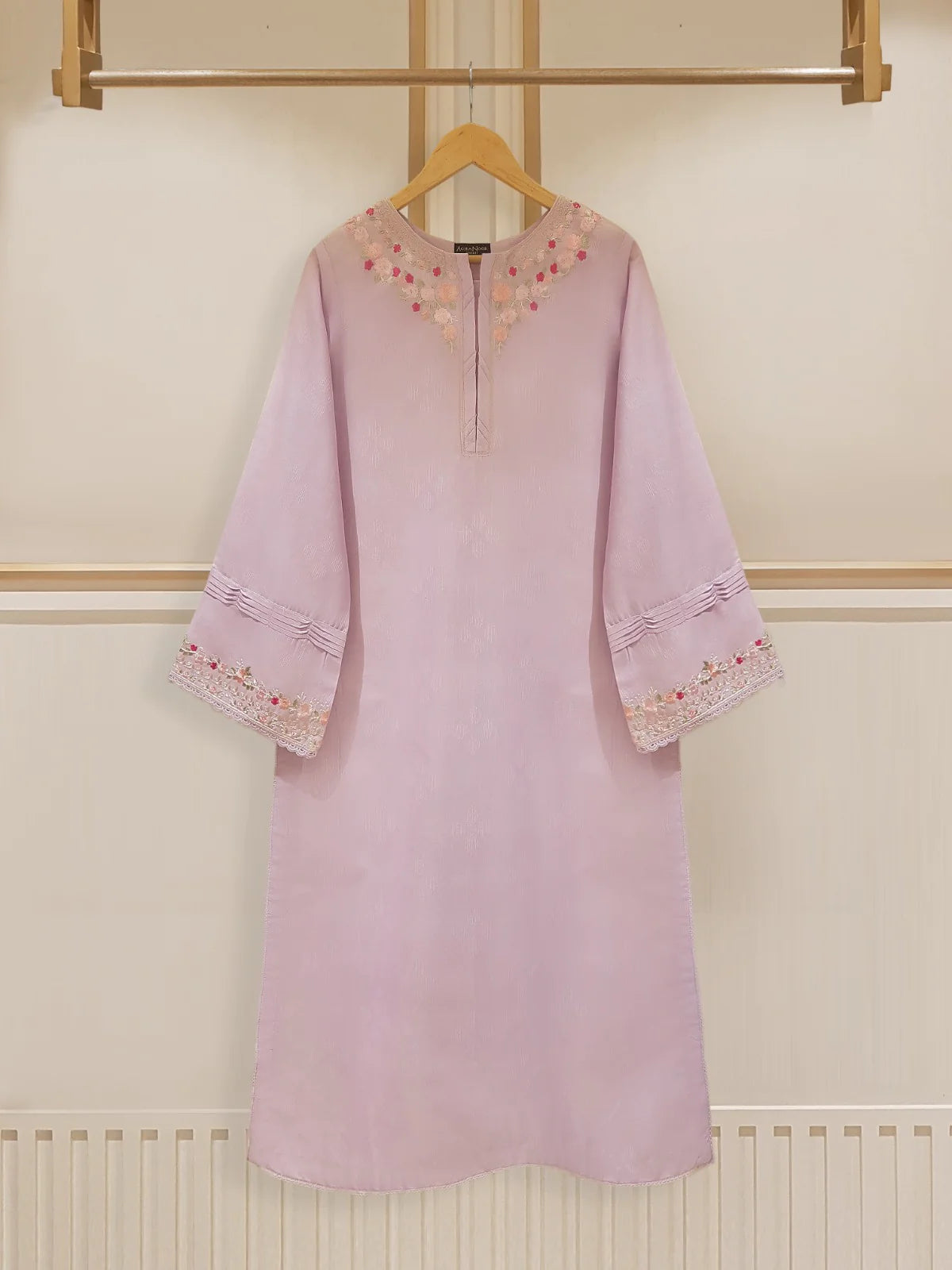 PURE EMBROIDERED JACQUARD LAWN SHIRT S107394