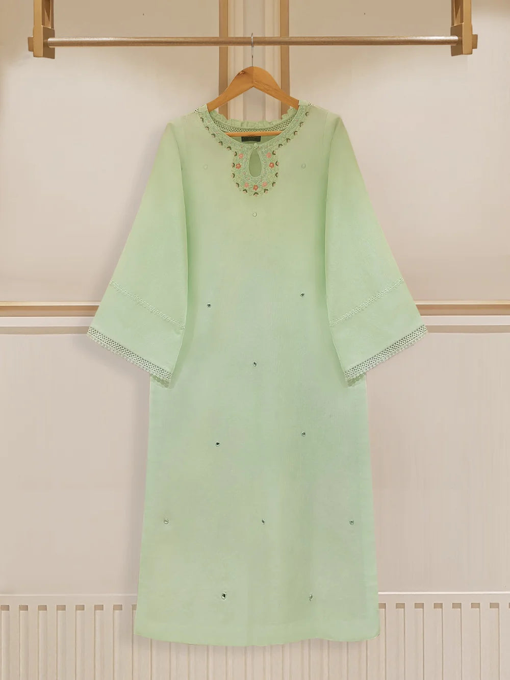 PURE EMBROIDERED JACQUARD LAWN SHIRT S107422