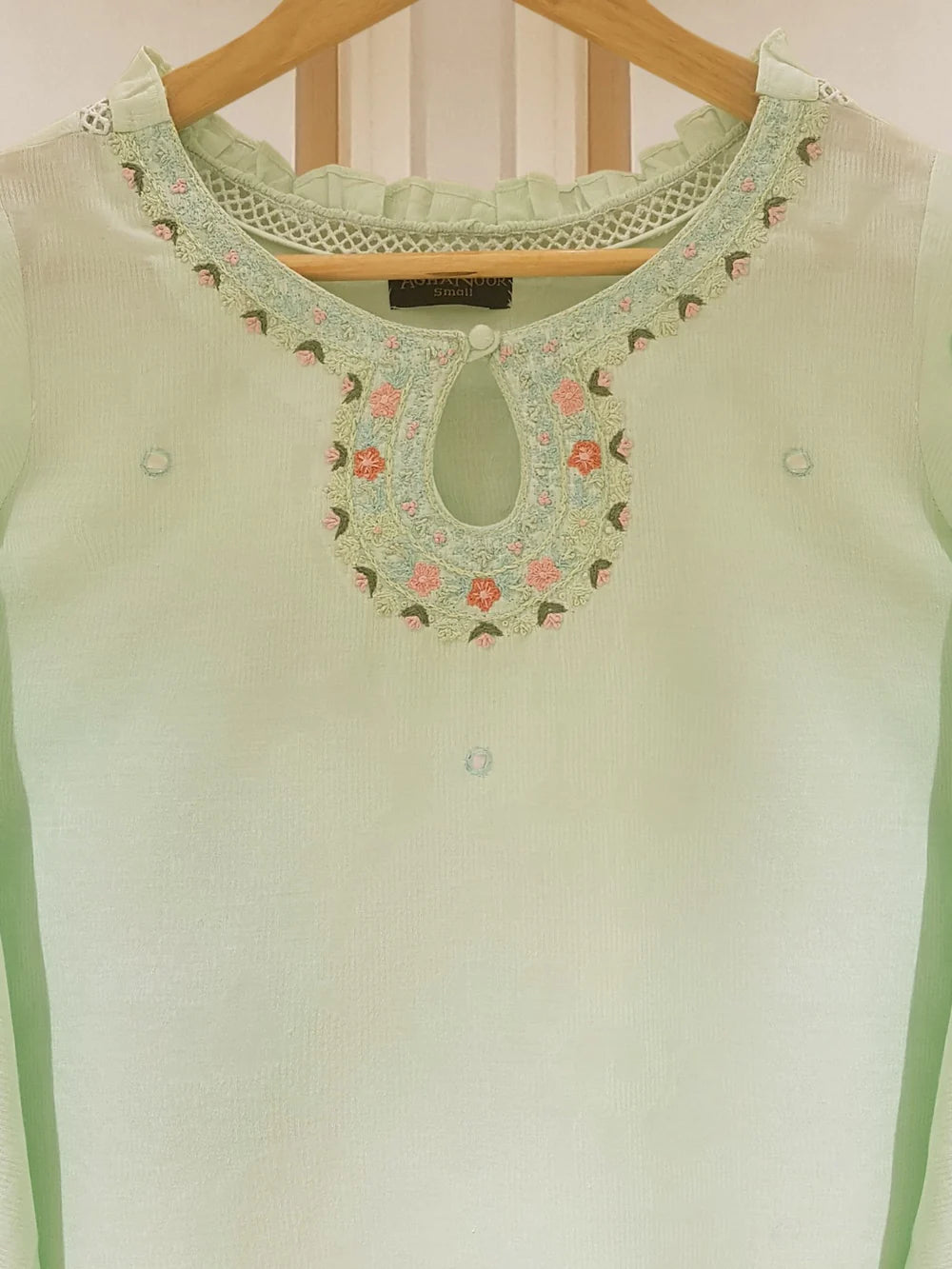 PURE EMBROIDERED JACQUARD LAWN SHIRT S107422