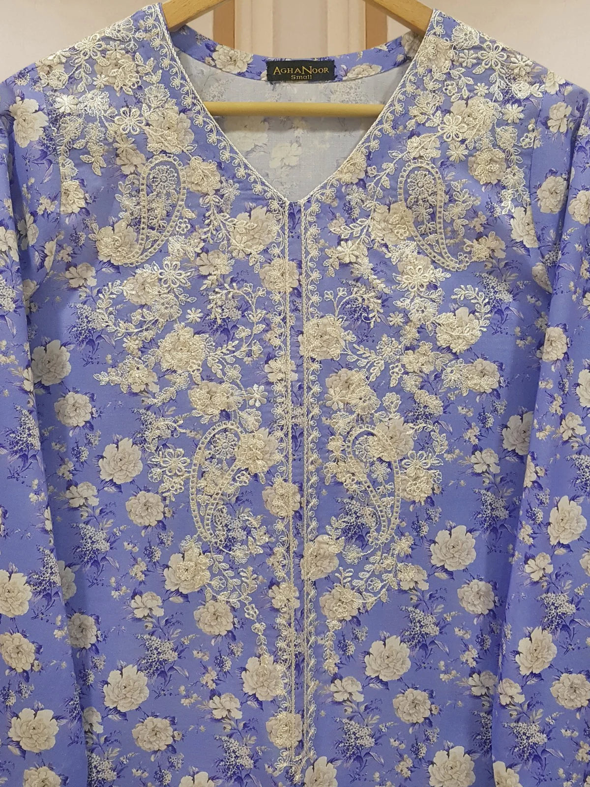 TWO PIECE PREMIUM DIGITAL PRINTED PURE LAWN SHIRT WITH PANT S107560