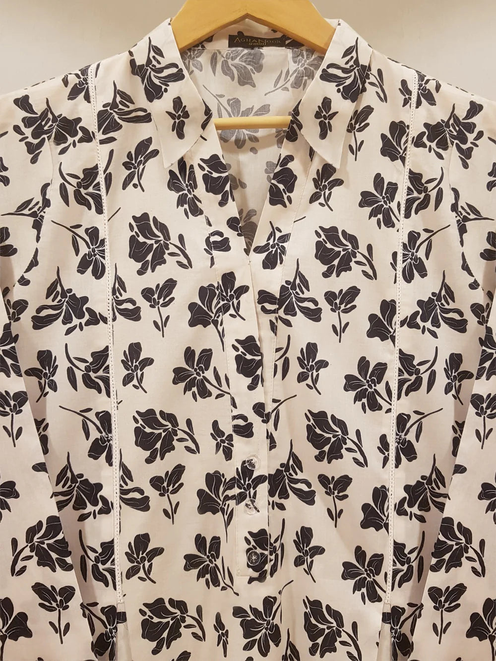 TWO PIECE PREMIUM DIGITAL PRINTED PURE LAWN SHIRT WITH PANTS S107719