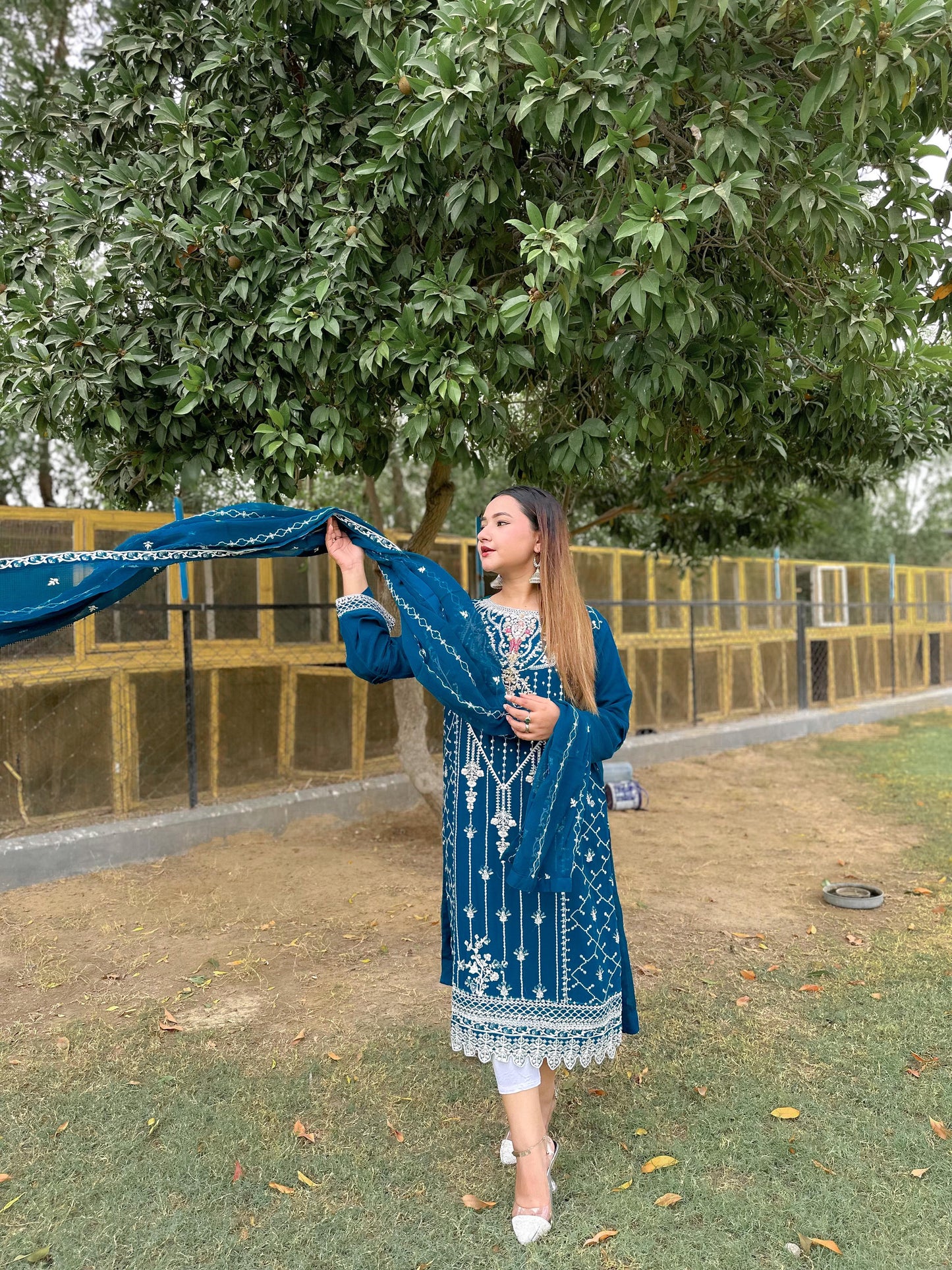 SHANZEY 2PC SUIT SHIRT DUPATTA