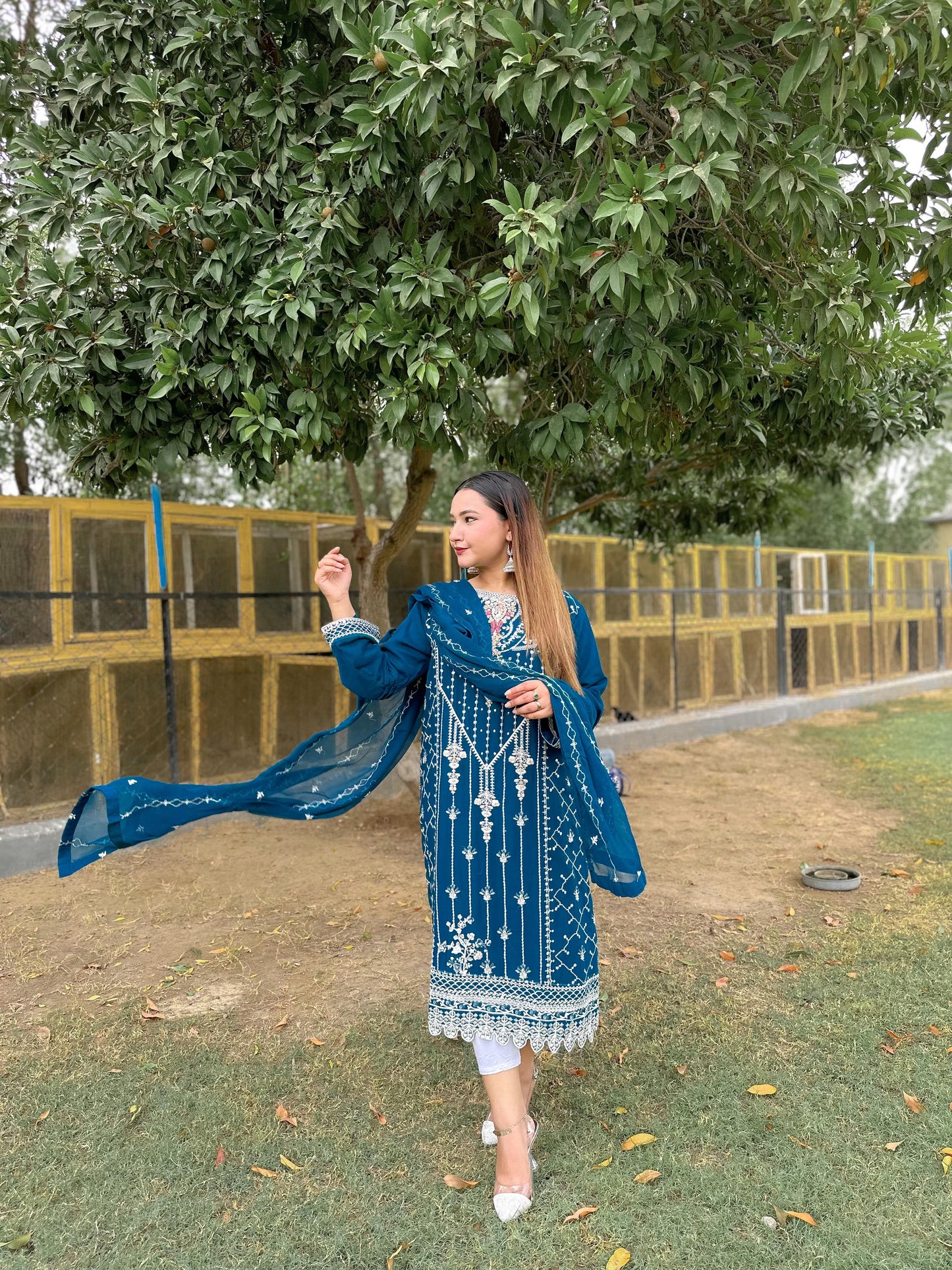 SHANZEY 2PC SUIT SHIRT DUPATTA
