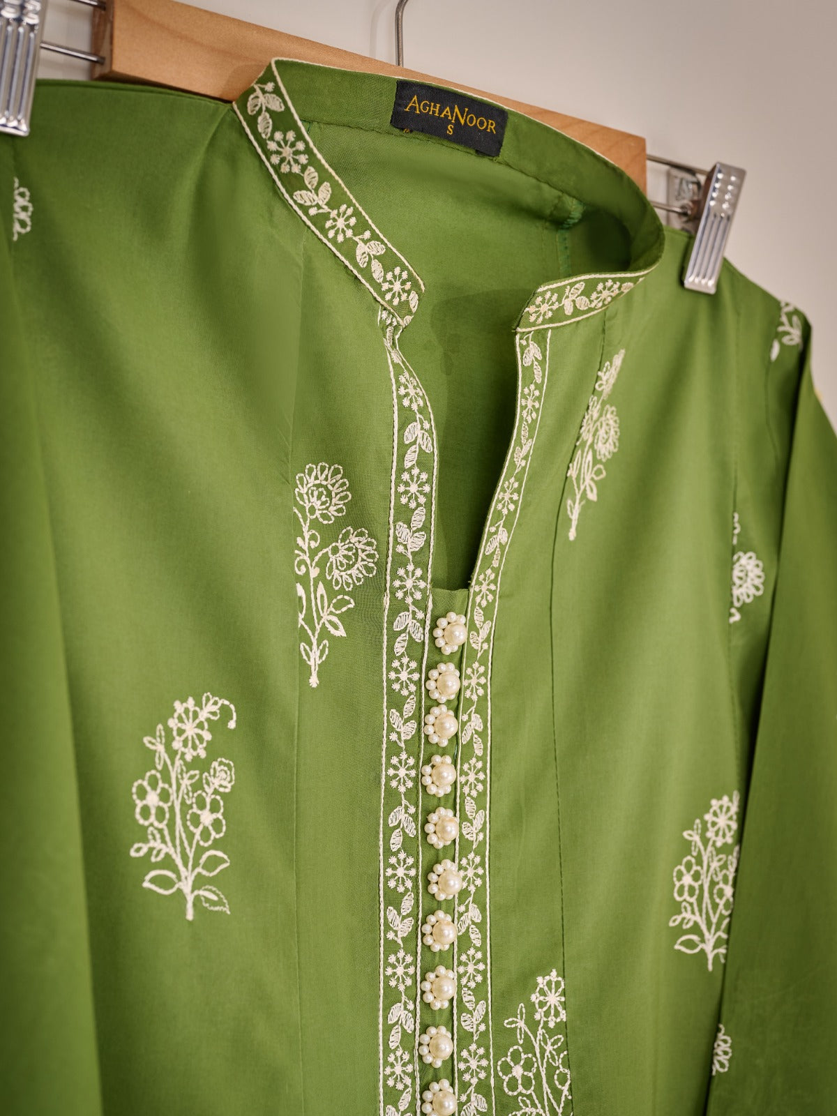 2 Piece - Embroidered Cambric Suit S110302