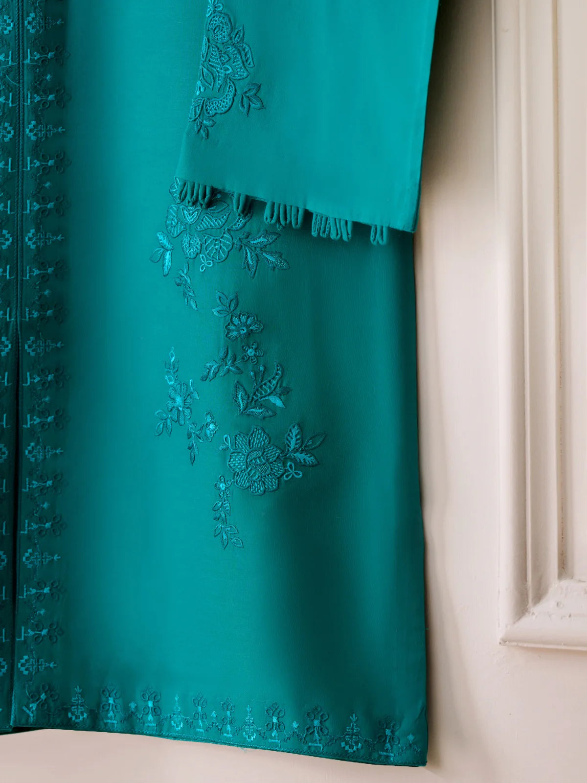 2 Piece - Embroidered Cambric Suit S110441
