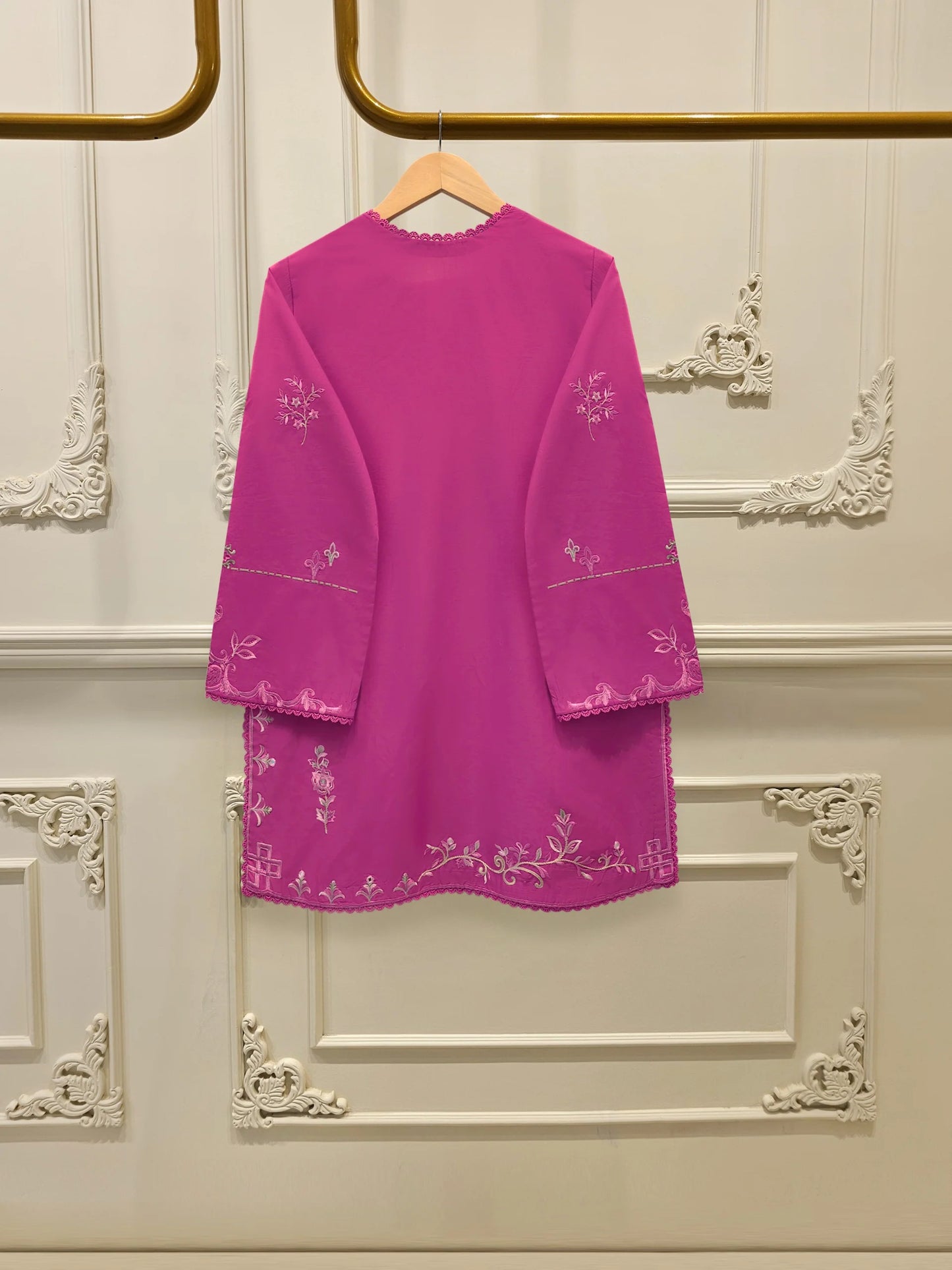 1 Piece - Embroidered Cambric Shirt S114743