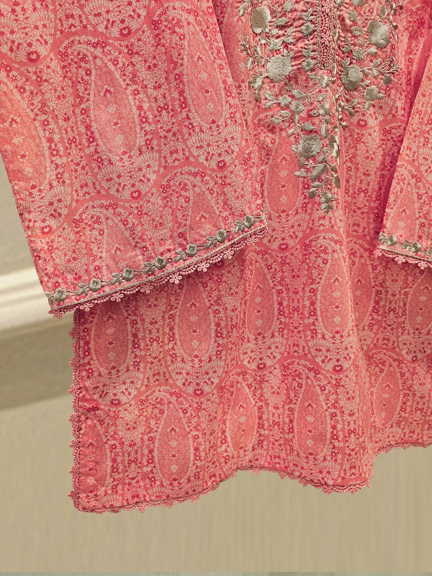 Digital Printed embroidered Lawn Shirt S111859