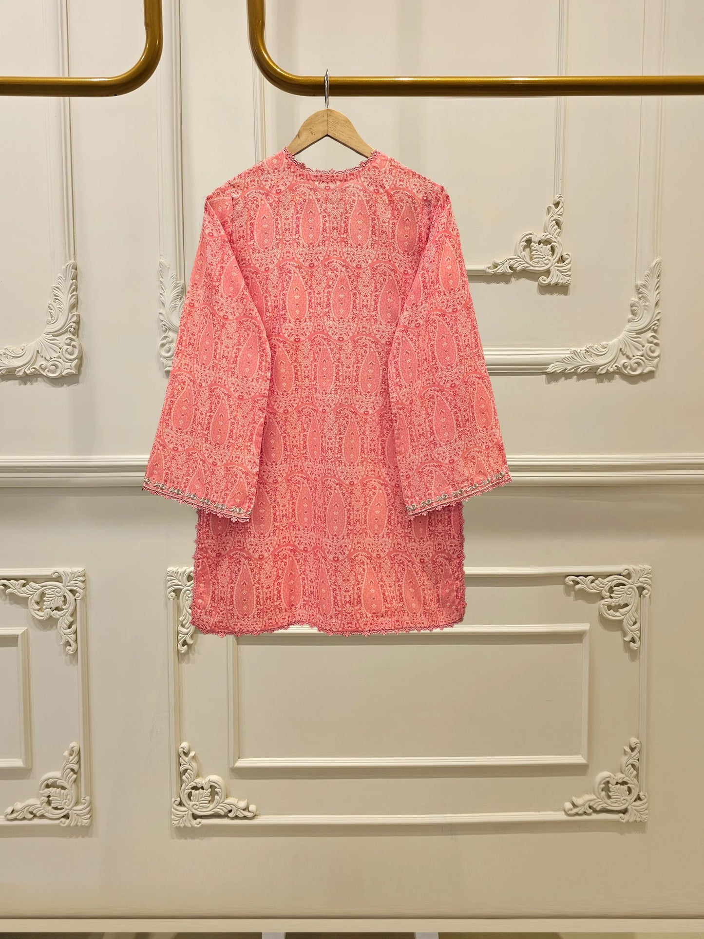 Digital Printed embroidered Lawn Shirt S111859