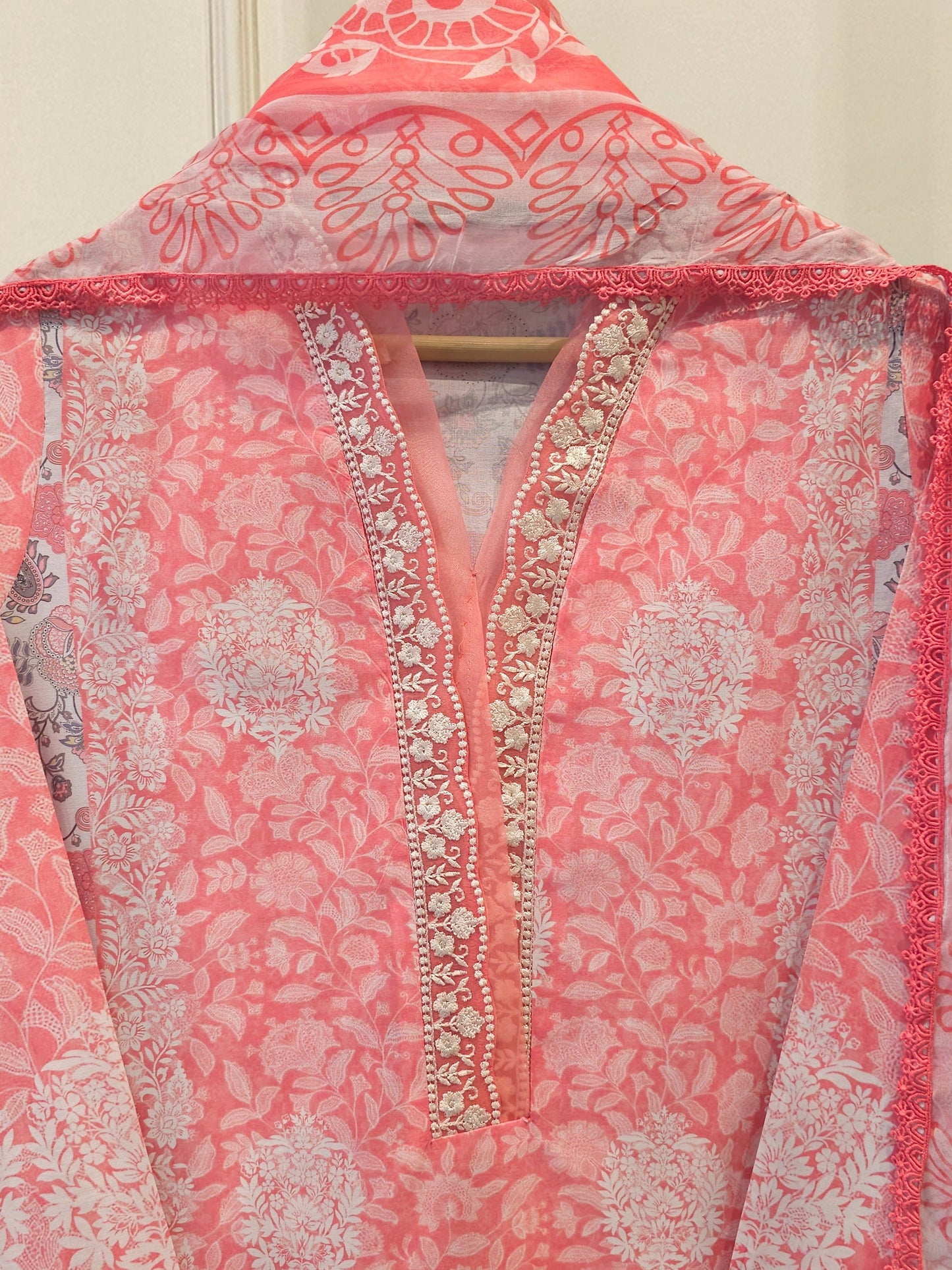 2 Piece - Digital Printed Embroidered Lawn Suit S112080