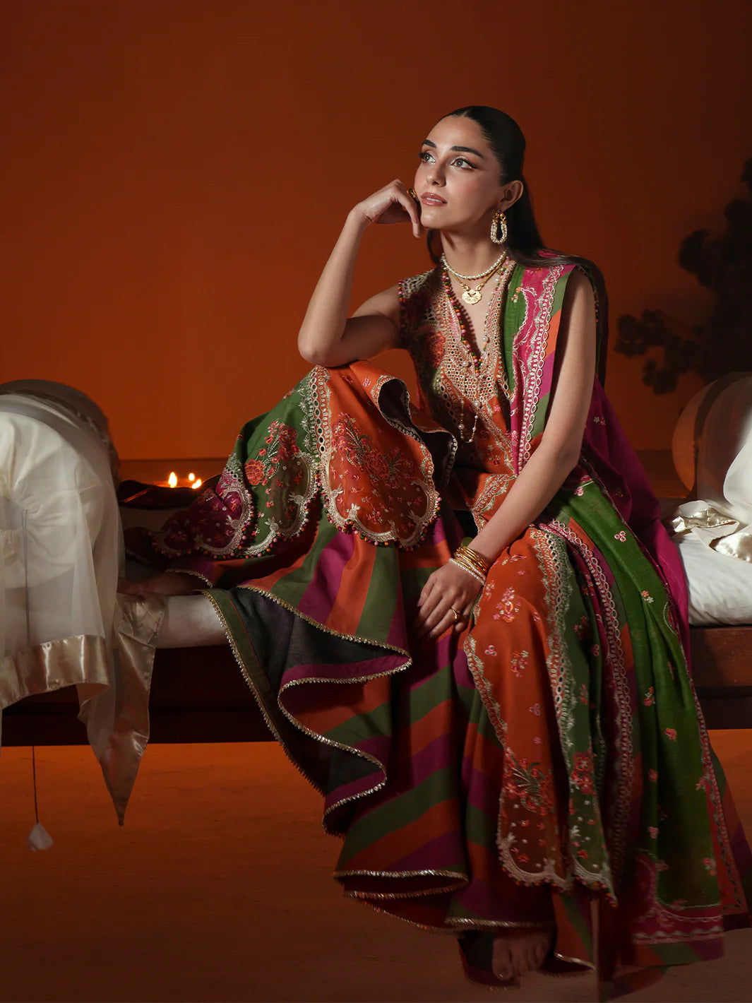 D-114-B | 3 PC Luxury Lawn | RTS