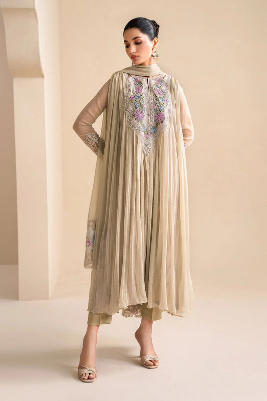 Baroque Embroidered Chiffon PR-924