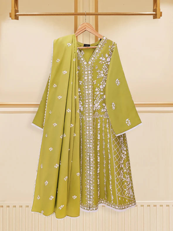 3 PIECE - EMBROIDERED LAWN SUIT S109566