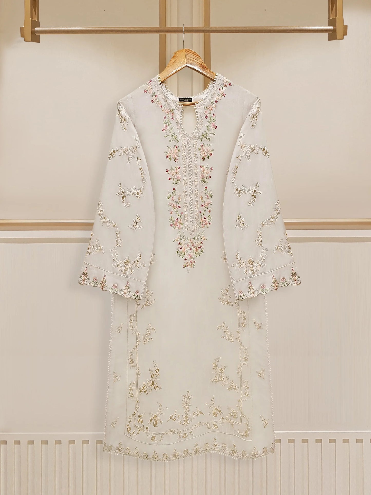 2 Piece - Embroidered Jacquard Suit S110192