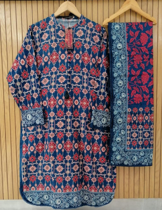 Sadabahar digital printed khaddar 03 - SADA BAHAR