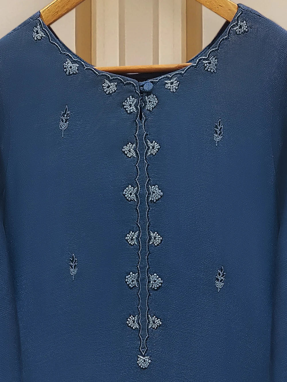 PURE COTTON NET EMBROIDERED SHIRT AND PANTS S106998