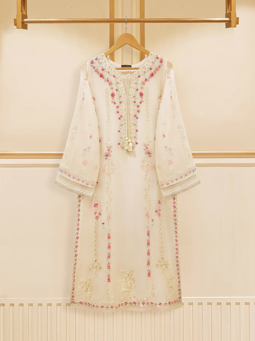 3 PIECE - EMBROIDERED CHIFFON SUIT S108641