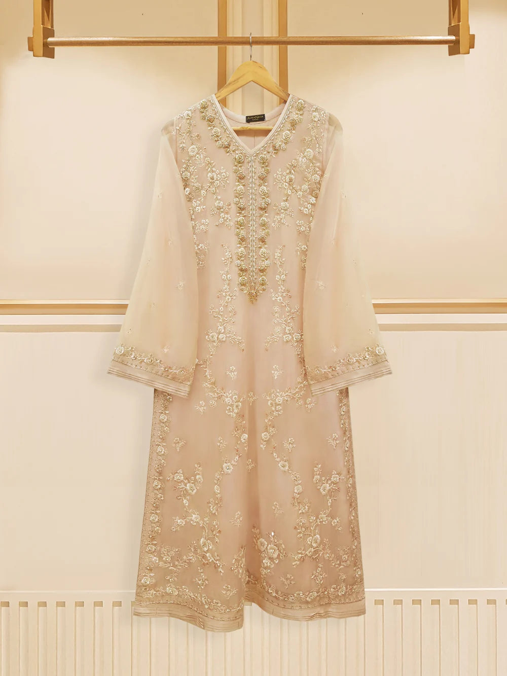 3 PIECE - EMBROIDERED CHIFFON SUIT S108612