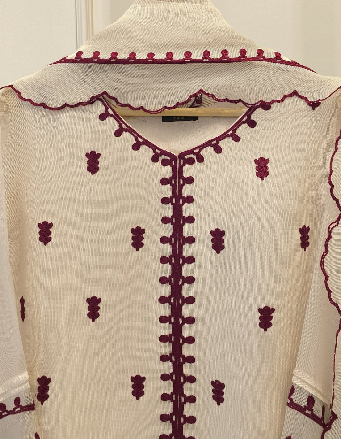 3 Piece - Pure Embroidered Cotton Net Suit S111971