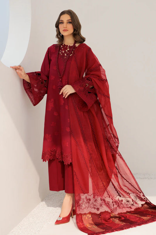 EMBROIDERED JACQUARD LAWN SF-300