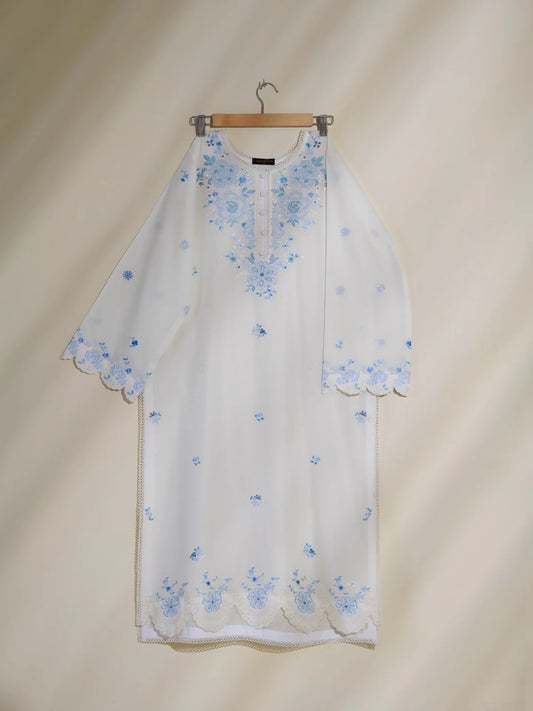 2 Piece - Embroidered Cambric Suit S110379